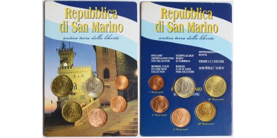 San Marino vegyes évszámú euro sor