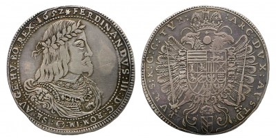 III.Ferdinánd 1/2 tallér 1852 Bécs R!