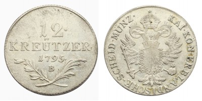 I.Ferenc 12 krajcár 1795 B