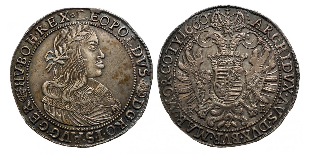 I.Lipót tallér 1660 KB./V