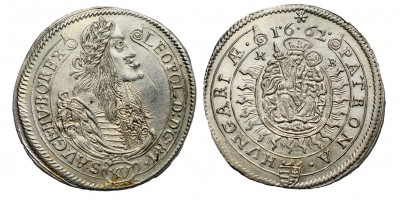 I.Lipót XV krajcár 1662 KB
