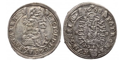 I. Lipót XV krajcár 1680 KB