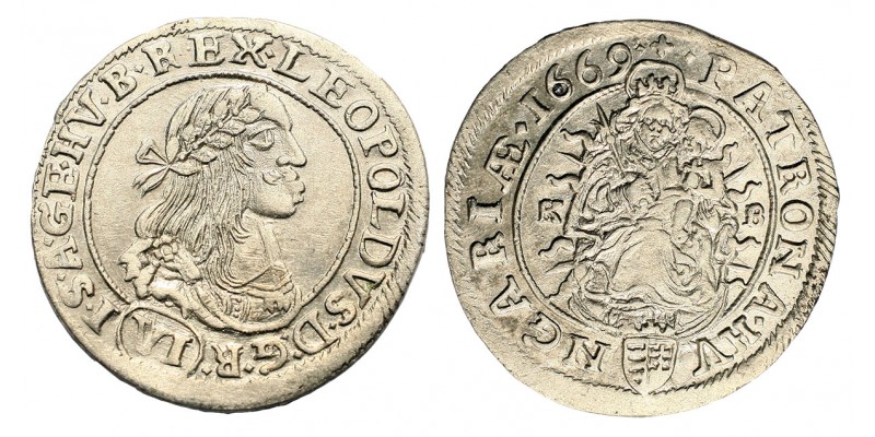 I.Lipót 6 krajcár 1669