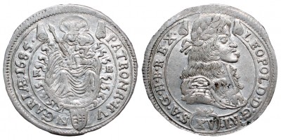I.Lipót 15 krajcár 1685