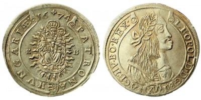 I.Lipót 15 krajcár 1674