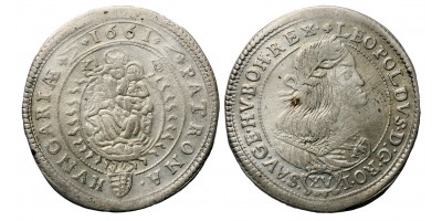 I. Lipót XV krajcár 1661 KB