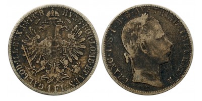 Ferenc József gulden 1858 E