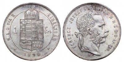 Ferenc József forint 1879 KB