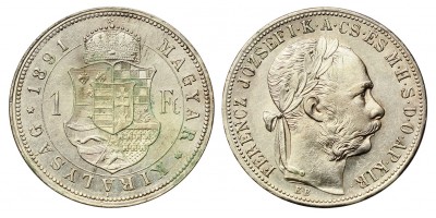 Ferenc József 1 Forint 1891