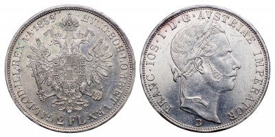 2 Forint 1859 B
