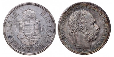 Ferenc József 1 Forint 1885 KB 