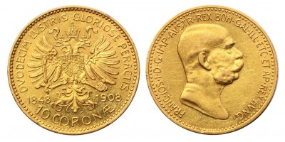 Ausztria 10 Korona 1908