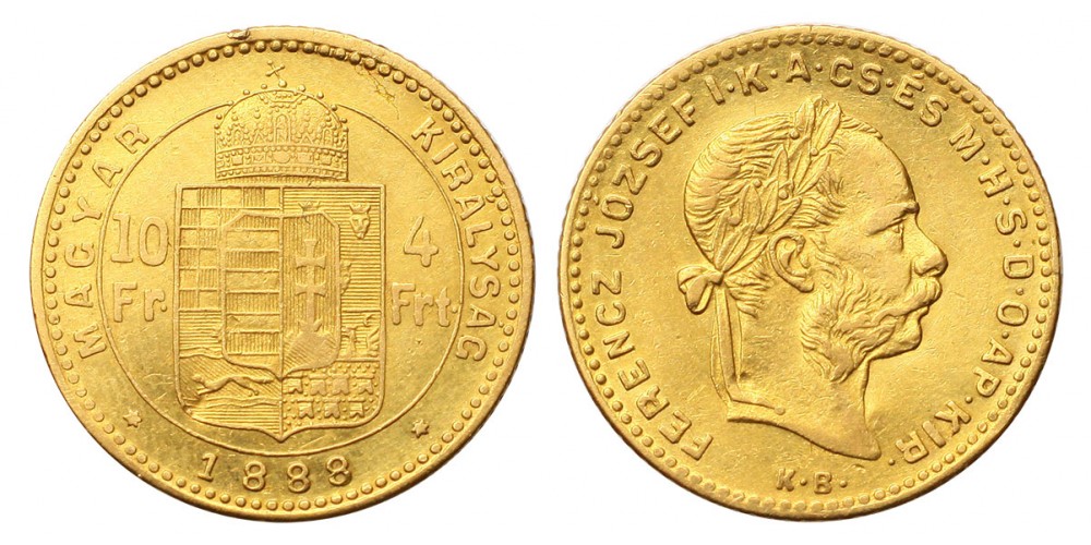 4 Forint 1888 KB