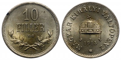10 Fillér 1915 KB.