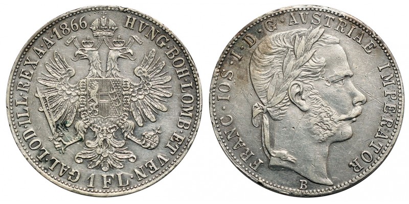 Ferenc József gulden 1866 B