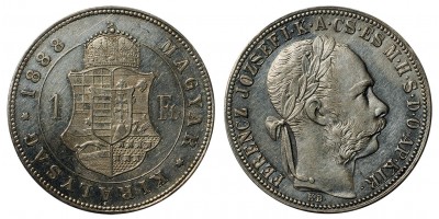 Ferenc József forint 1888 KB