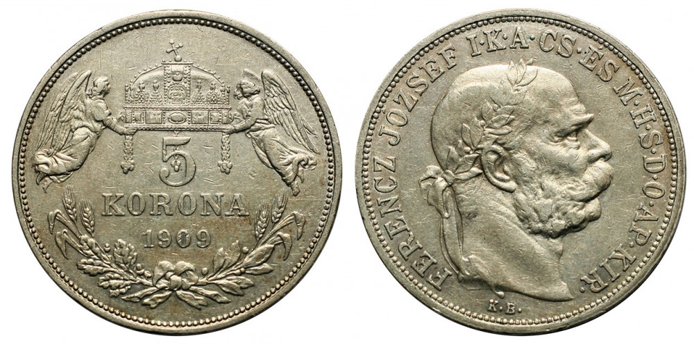 5 Korona 1909