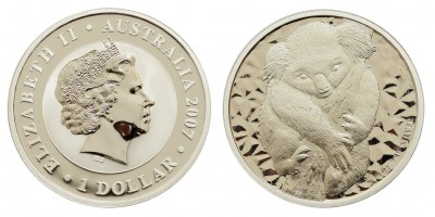 Ausztrália dollár 2007 BU Koala