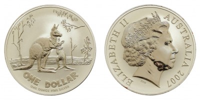 Ausztrália dollár 2007 BU Kenguru