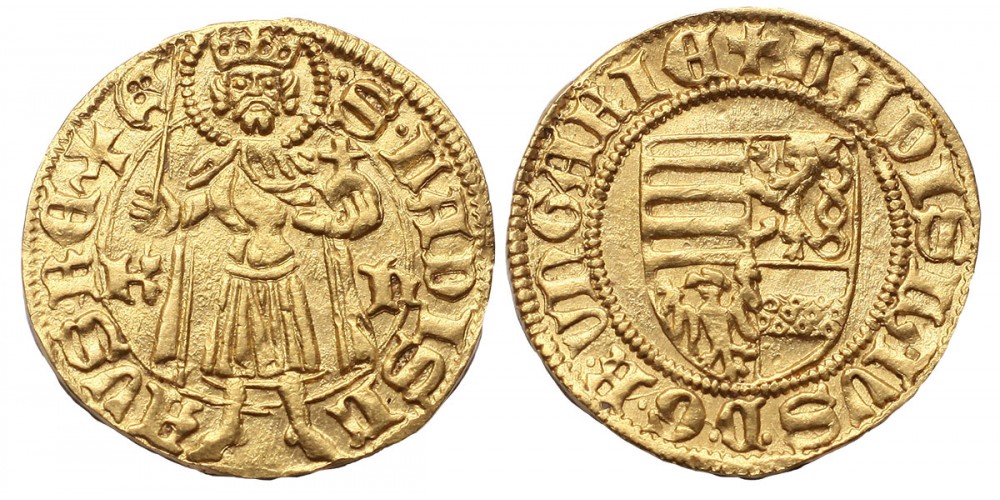 V. László 1440/1453-57 aranyforint ÉH 519
