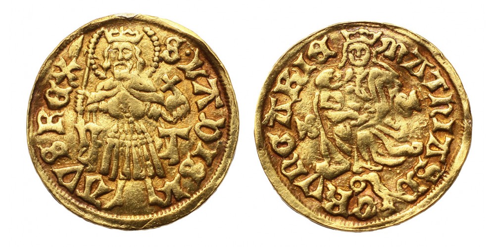 I. Mátyás aranyforint ÉH 540