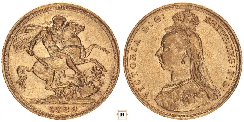 Ausztrália sovereign 1888 S