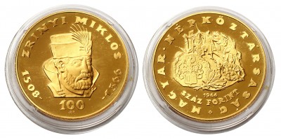 100 Forint Zrínyi 1966