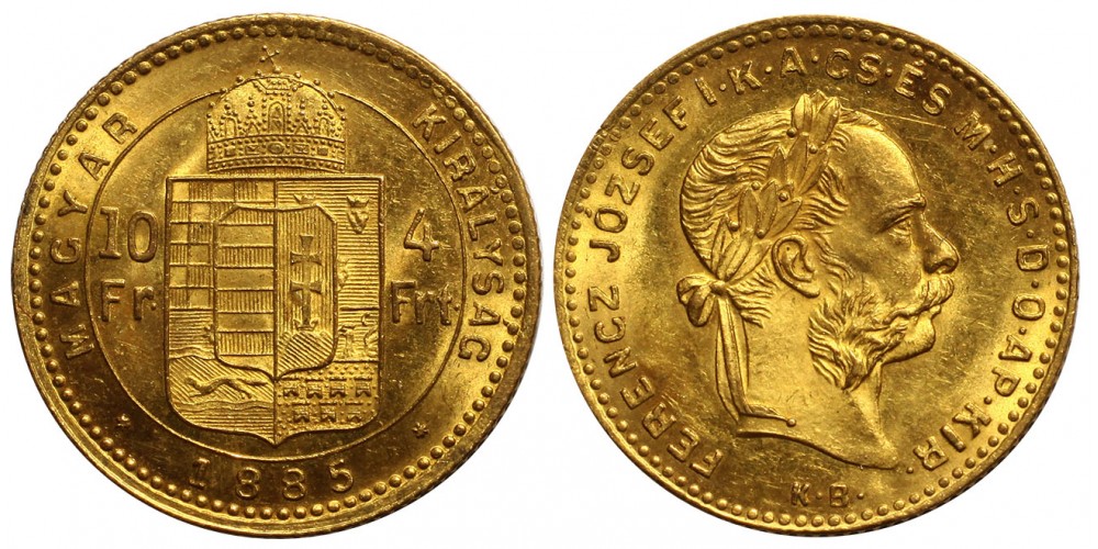 4 Forint 1885 KB