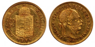 4 Forint 1880 KB