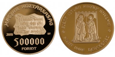 500 000 Forint 2010 PP