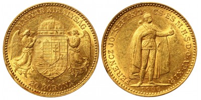 Ferenc József 20 korona 1900 KB
