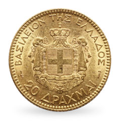 20 drachma 1884