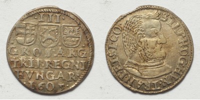 Bocskai István ezüst 3 garas (dutka) 1605