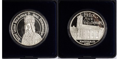 Szent László,Nagyvárad  ezüst érem 1995