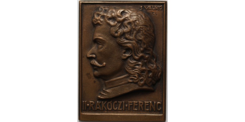 II. Rákóczi Ferenc emlékplakett