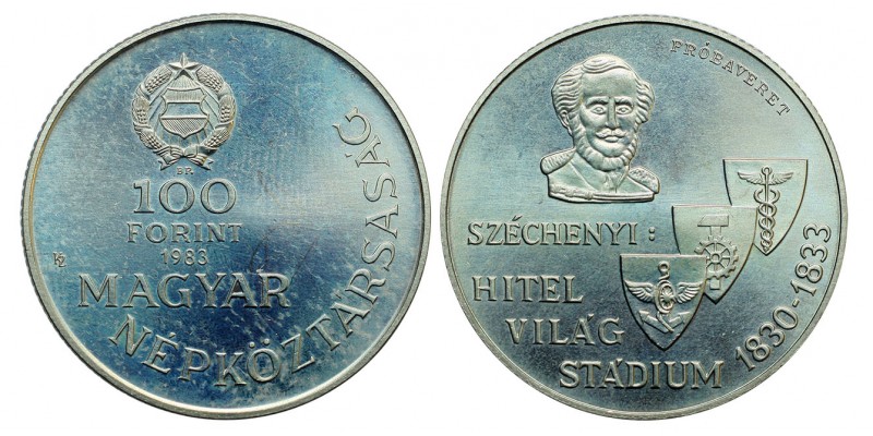 100 forint  Széchenyi István 1983  tervezet