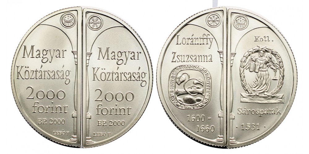 2000 forint Lórántffy Zsuzsanna 2000 BU