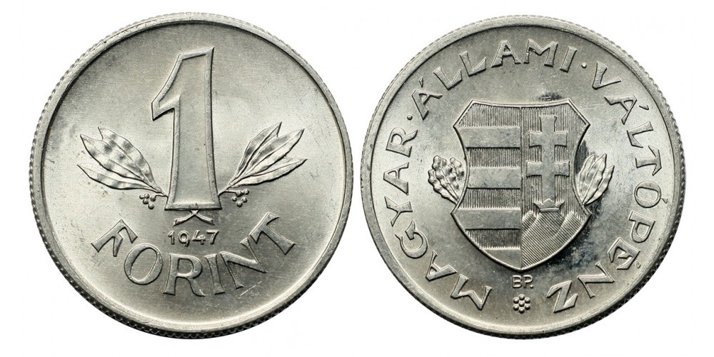 1 Forint 1947 jelöletlen ARTEX utánveret