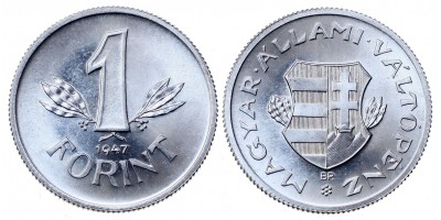 1 Forint 1947 jelöletlen ARTEX utánveret