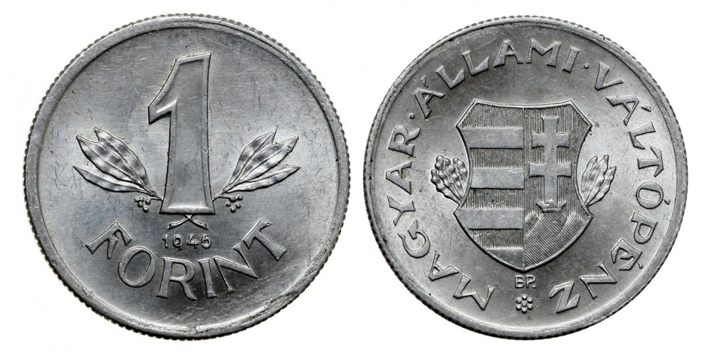 1 Forint 1946 jelöletlen ARTEX utánveret