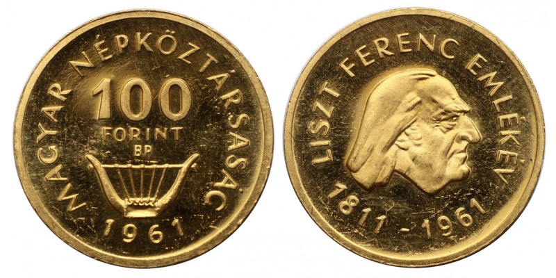 100 Forint Liszt 1961