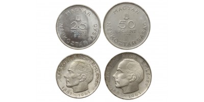 Bartók 25-50 forint 1961