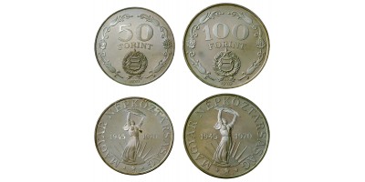 Felszabadulás 50-100 forint 1970 PP