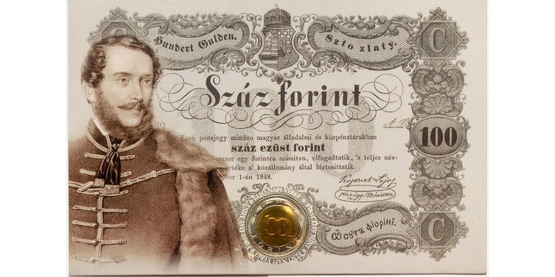 100 forint Kossuth Lajos 2002 