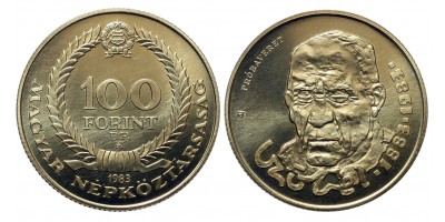 100 forint Czóbel Béla 1983 Probaveret