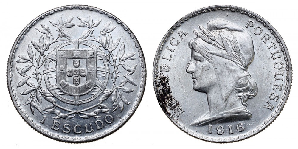 Portugália  1 escudo 1915