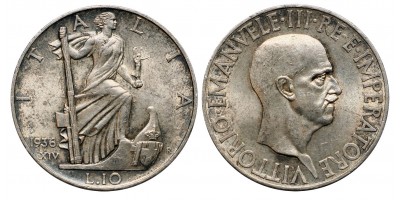 Olaszország 10 lira 1936