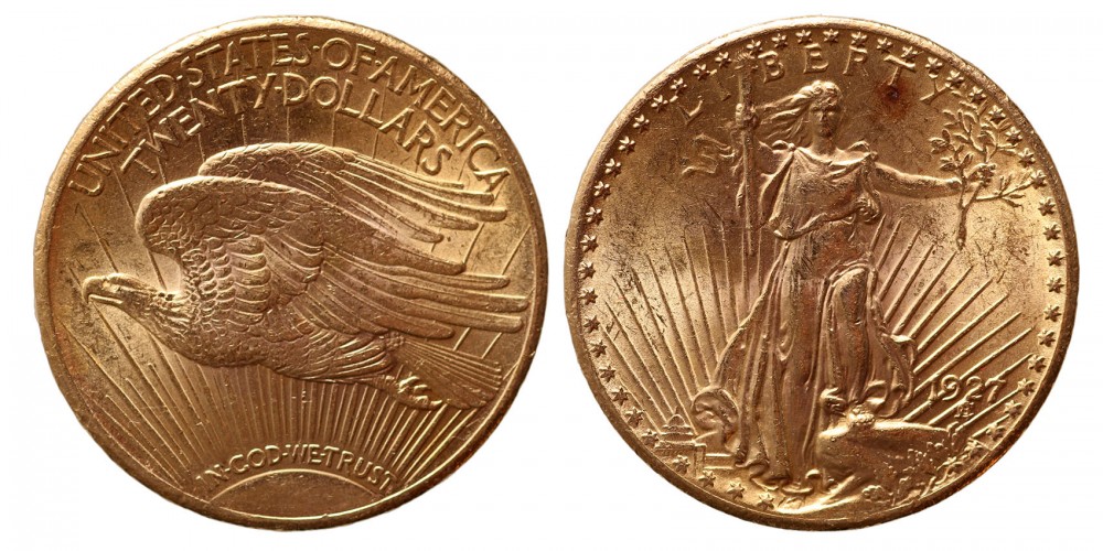 USA 20 dollár 1927