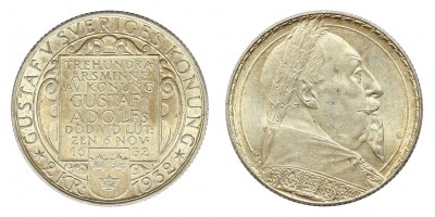 Svédország 2 korona 1932