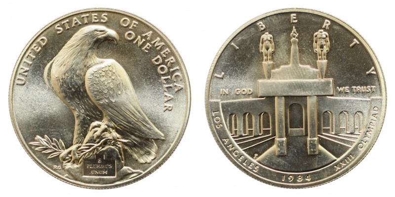 USA  dollár 1984 BU Los Angeles Olimpia